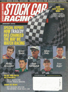 STOCK CAR RACING 2002 JAN - Loomis, Irwin, Petty, Earnhardt, Roper